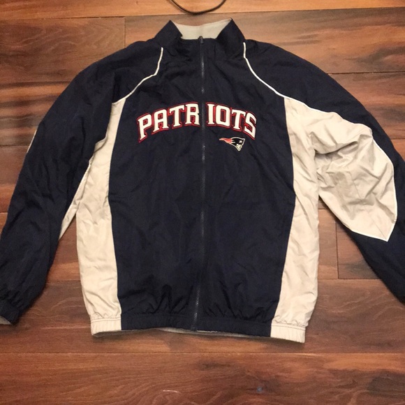 Reebok Reversible Patriots Jacket - Picture 1 of 4